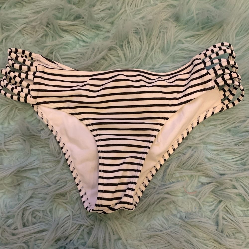 Hollister striped cheeky bikini bottom